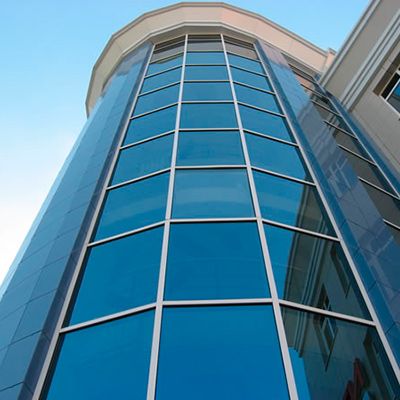 Алюминиевое фасадное остекление Алюминиевое фасадное остекление