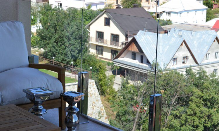 Цельностеклянные конструкции - проекты