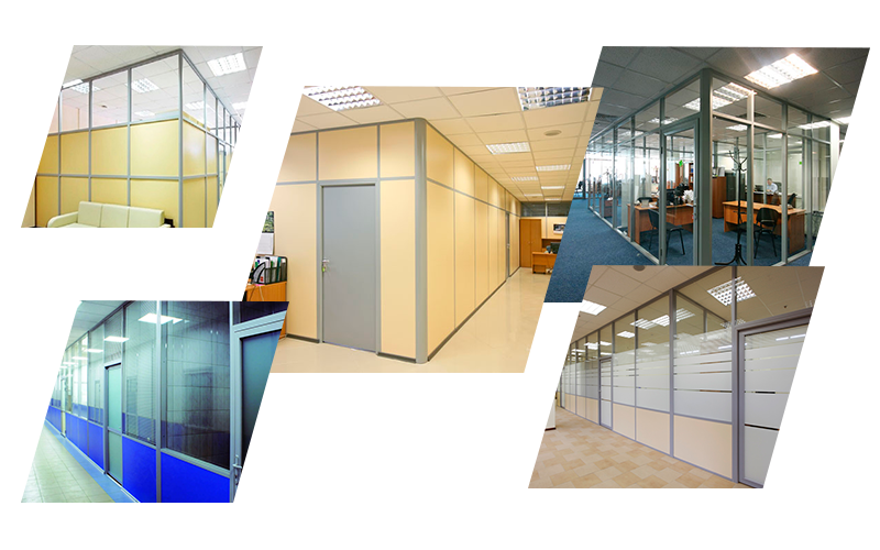 Стационарные офисные перегородки Стационарные офисные перегородки