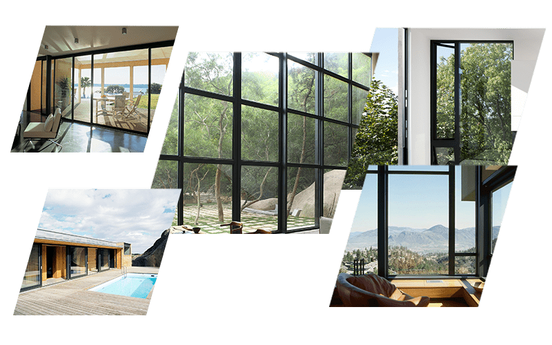 Алюминиевые окна в коттедж Алюминиевые окна в коттедж