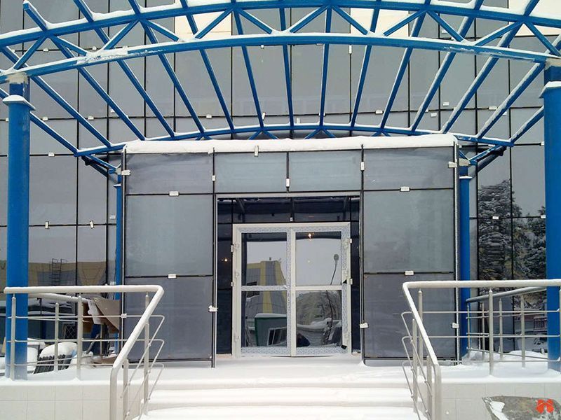 Остекление спортивного комплекса Зенит Остекление спортивного комплекса Зенит